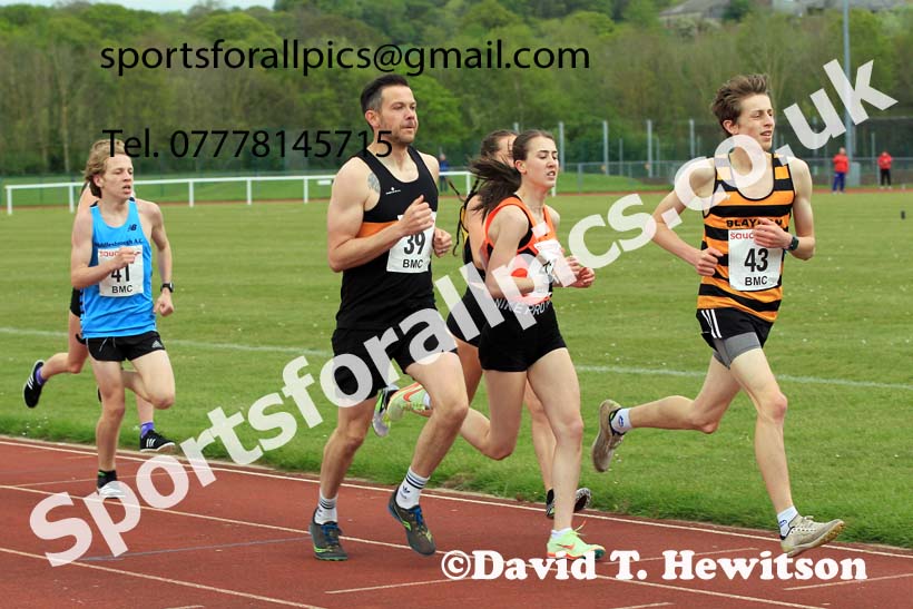 BMC 800 metres, Monday, May 9th, BMC Chester le Street, County Durham. Photo: David T. Hewitson/Sports for All Pics